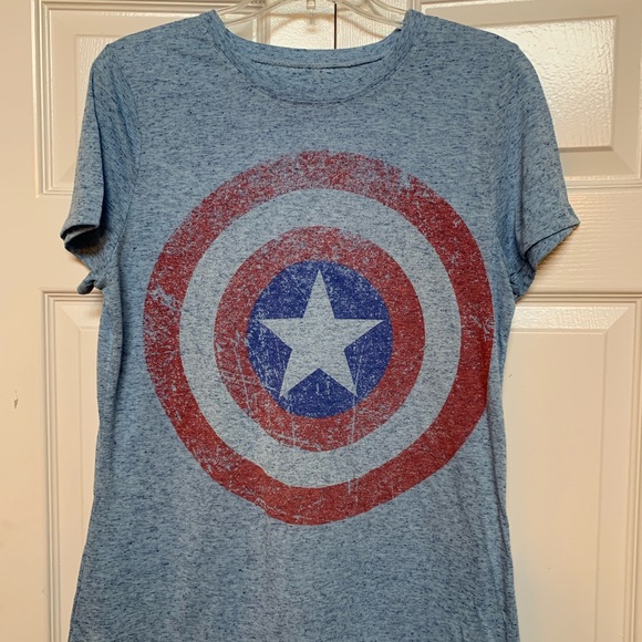 captain america womens t shirt